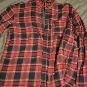 Black and red Van's flannel